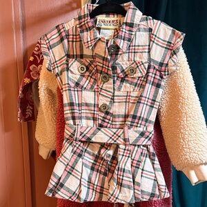 Vintage Carter’s Watch the Wear plaid dress